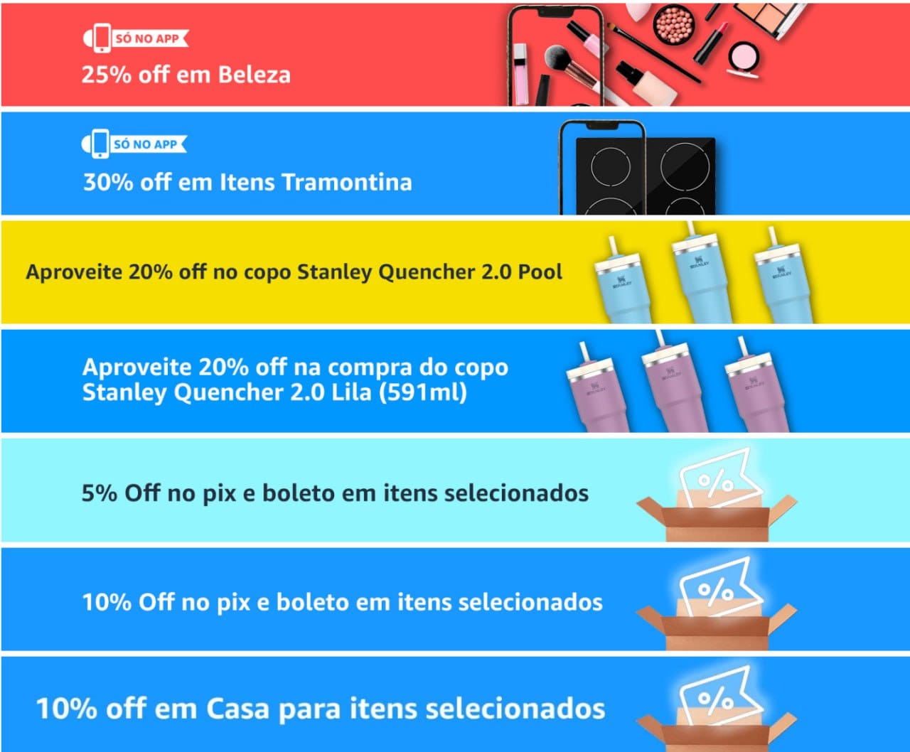 🤩🏷️Página com todos os cupons ativos da Amazon!