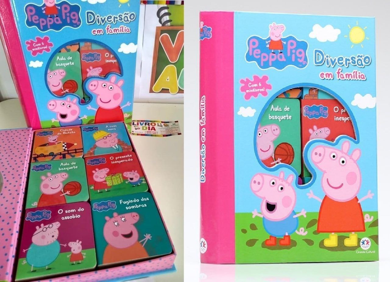 Peppa Pig - Diversão em família: Com 6 mini livros