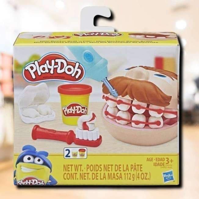 Play-Doh, Massinha Brincando de Dentista, Multicor