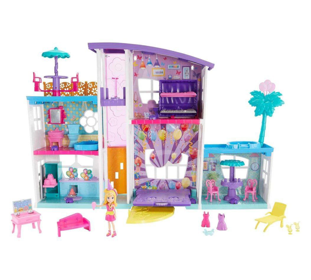 Polly Pocket Mega Casa de Surpresas, Mattel