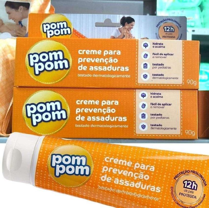 Pomada Pom Pom Anti Assaduras 90G