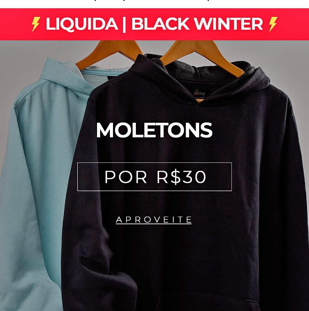 QUALQUER PEÇA DE INVERNO POR R$30