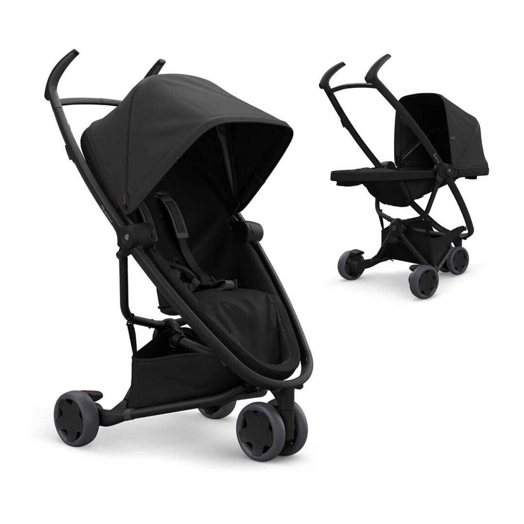 Quinny, Carrinho de Bebê Zapp Flex, Black on Black