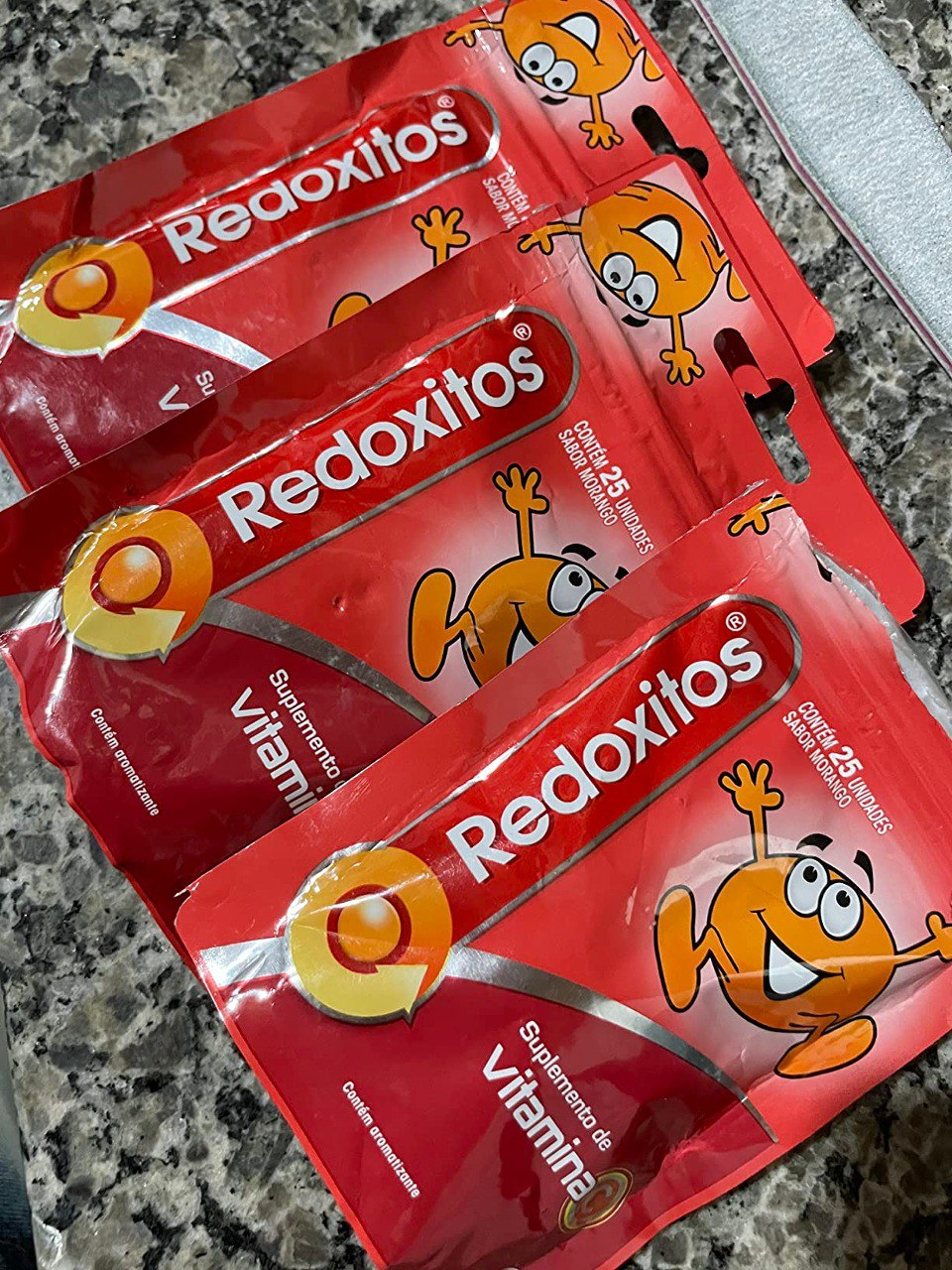 Redoxitos Vitamina C, Vitamina D e Zinco, Vitamina Infantil, Vitamina para Crianças com Sabor de Mix de Frutas, 25 gomas.
