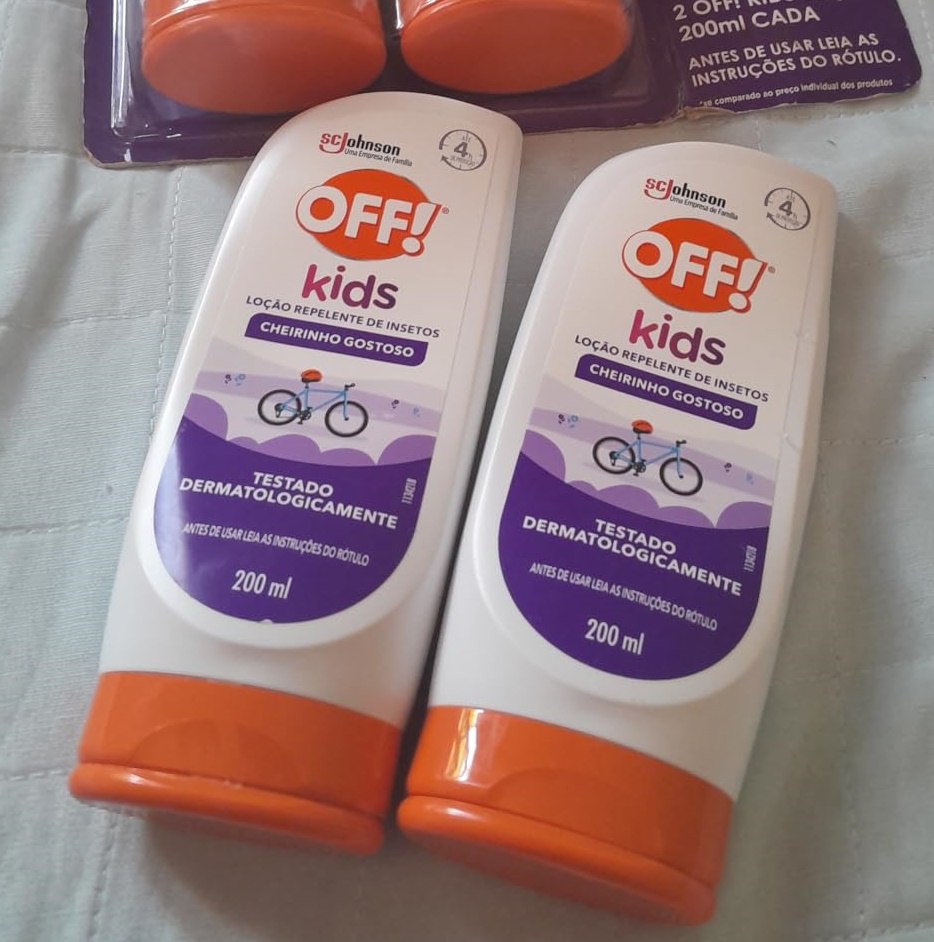 Repelente Off Kids Loção 200ml 2 unidades (A partir de 2 anos)