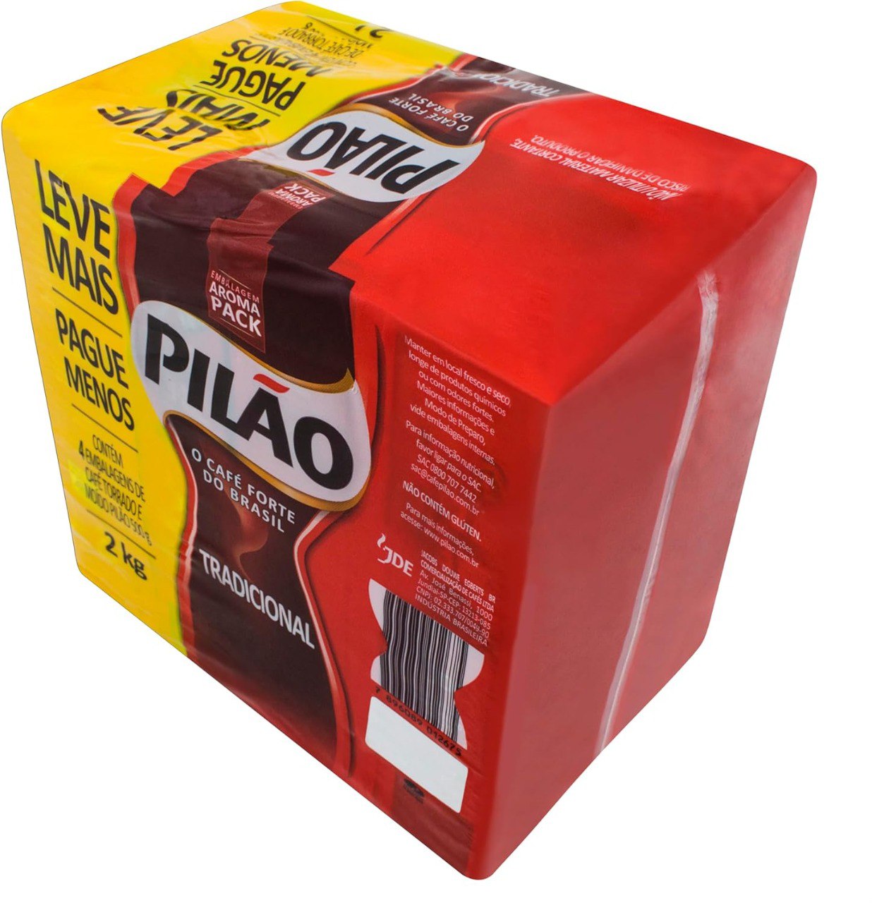 São 4 pacotes  de 500g
