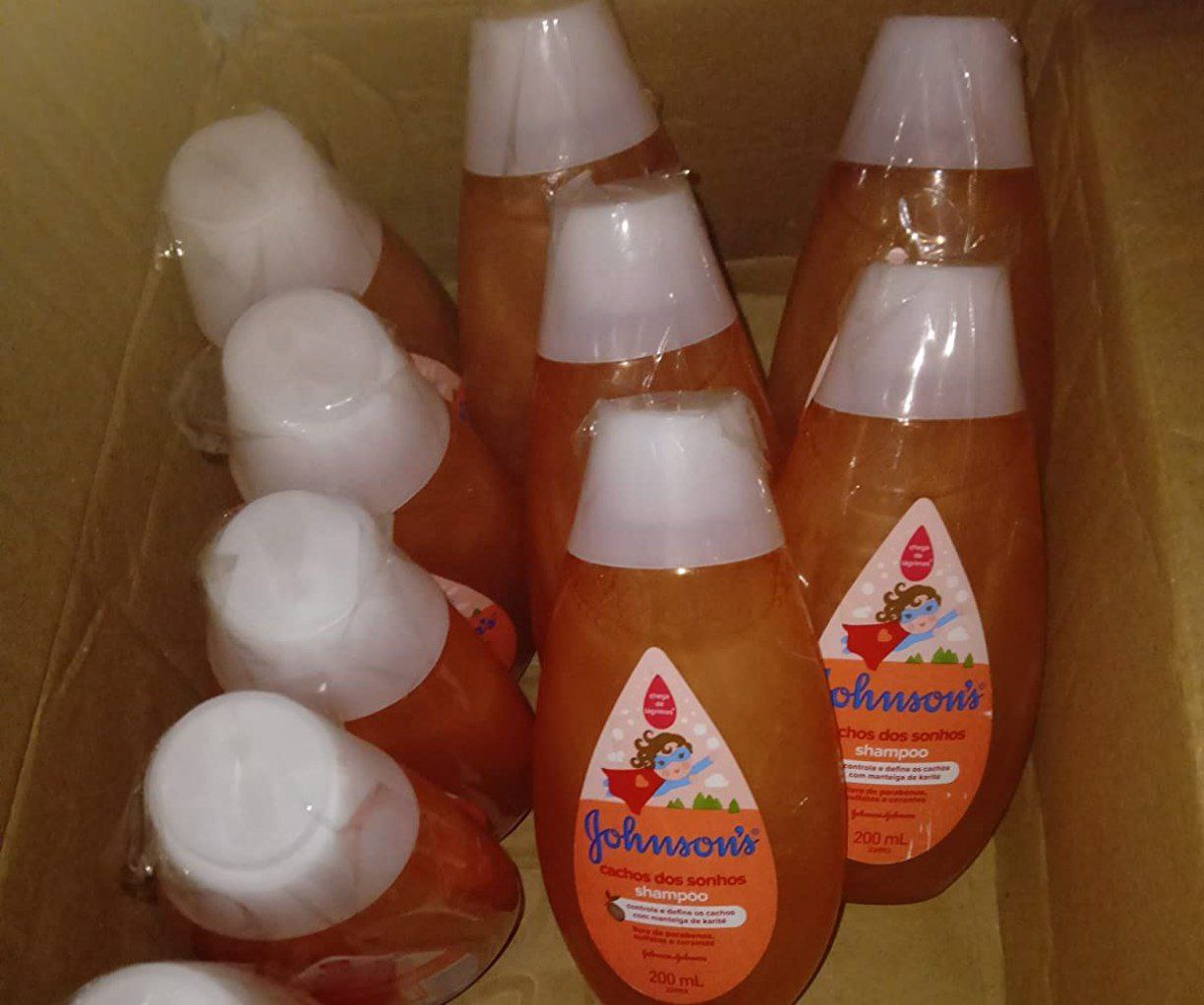 Shampoo para Cabelos Cacheados Cachos Dos Sonhos, Johnson's Baby, 200 ml