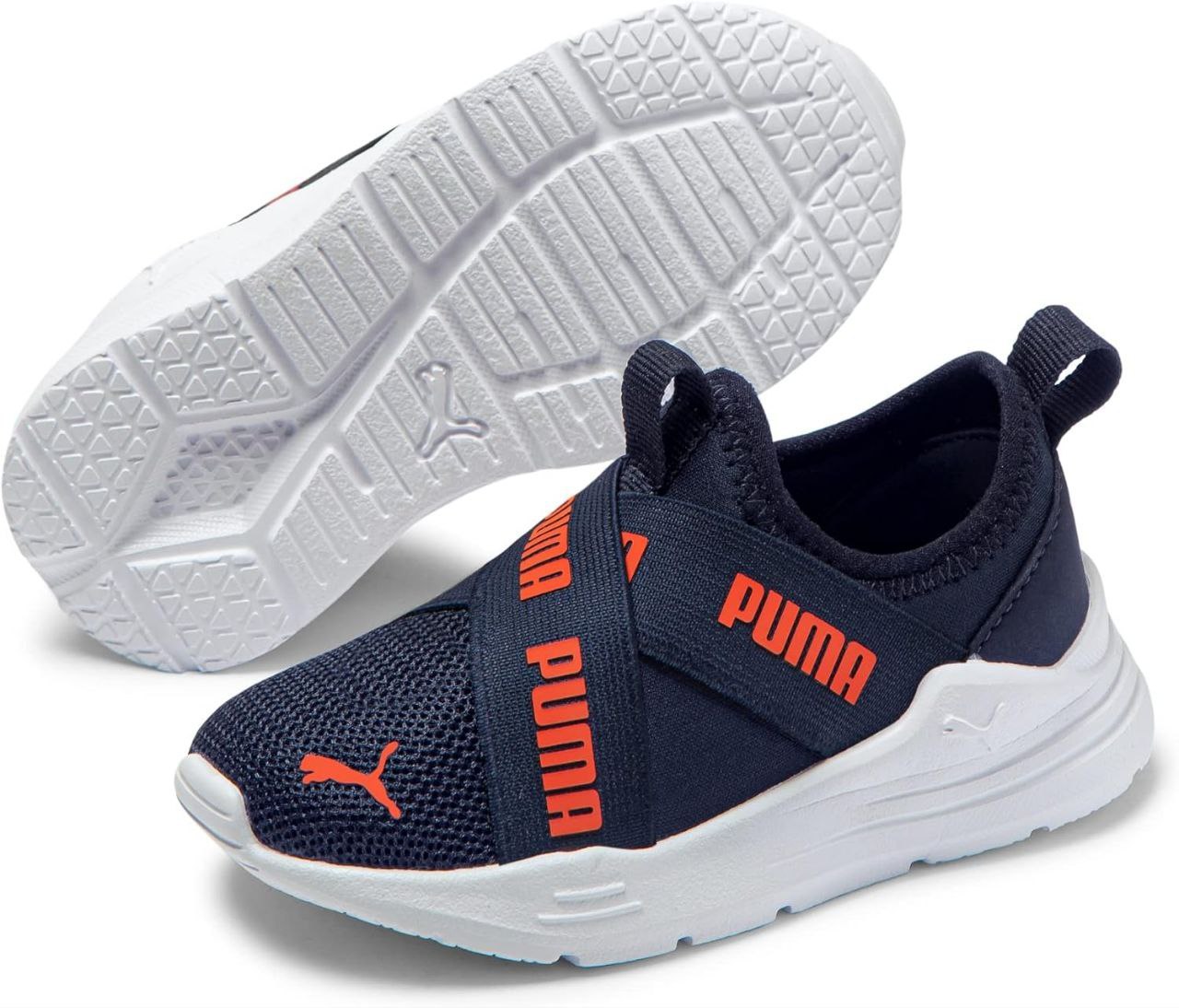 Tênis Puma Wired Run Slip-on Infantil - Tam 19 ao 25