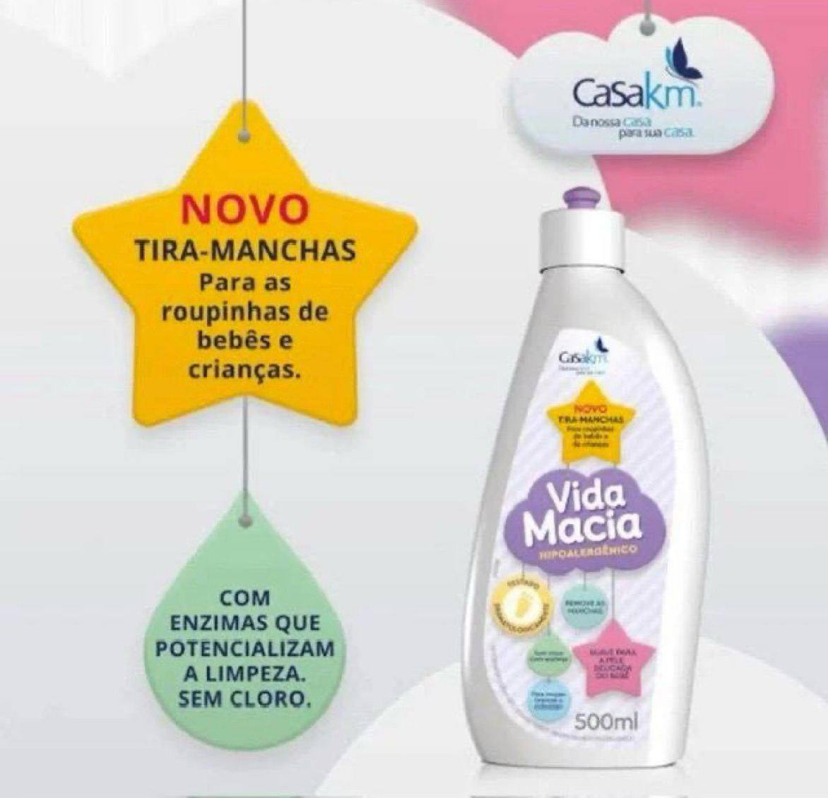 Tira Manchas Líquido Vida Macia 500ml