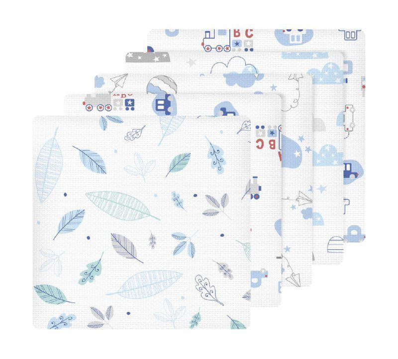 Toalha De Fralda Papi Estampada 1,0m x 70cm com 3 unidades