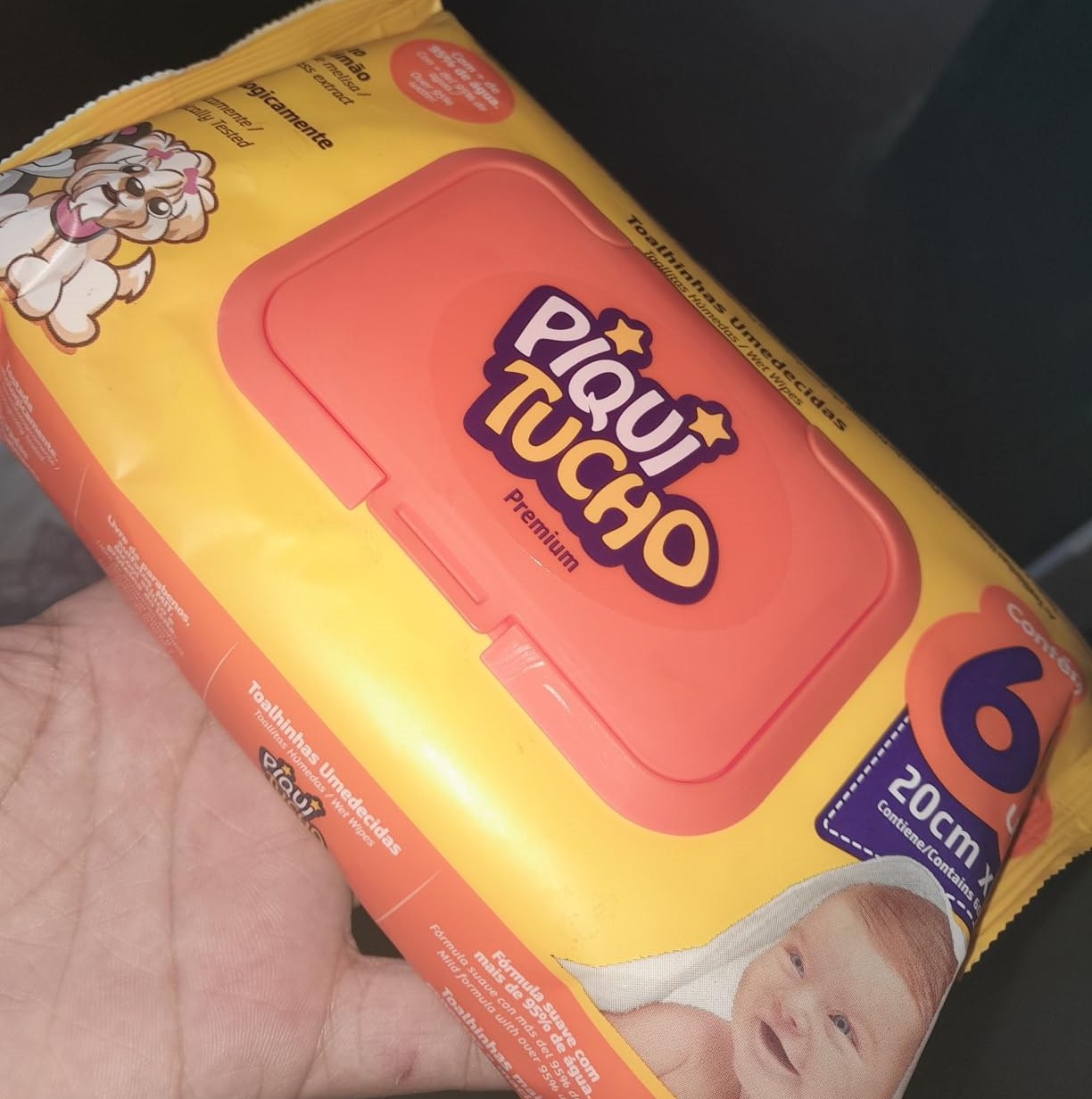 Toalhinhas Umedecidas Piquitucho C/60 UNIDADES😍