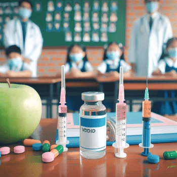 Vacinas para crianças em escolas