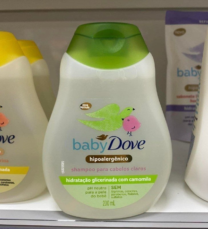 Baby Dove Shampoo Hidratação Glicerinada Camomila 200ml