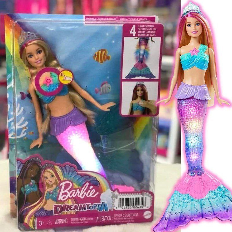 Barbie Dreamtopia Sereia Luzes e Brilhos, Mattel