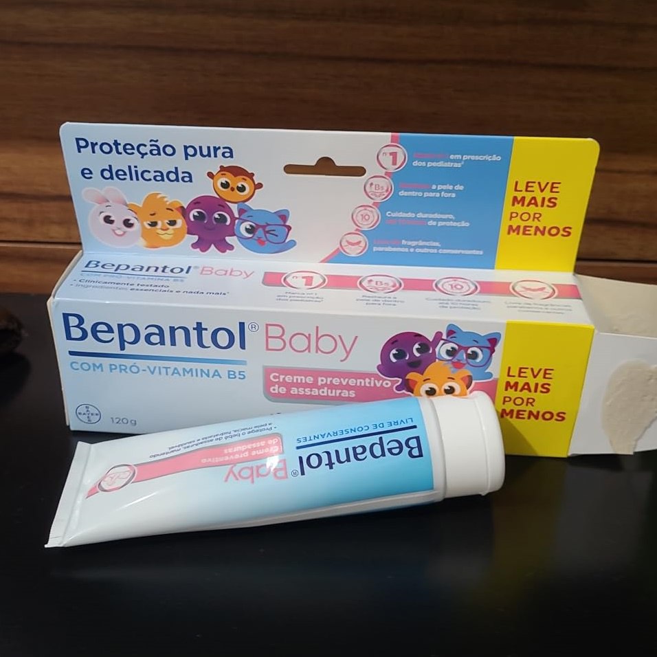 Bepantol Baby Pomada Assadura Bebe, Ideal para Prevenção de Assaduras, 120g