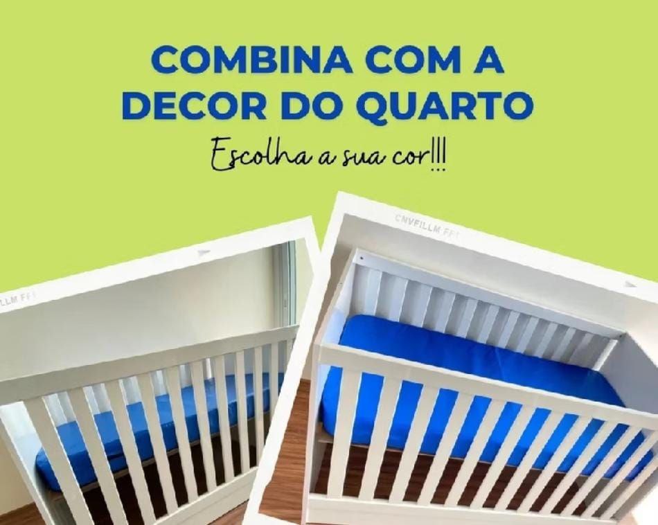 Capa Colchão Impermeável Protetor De Berço Mini Cama Capa Antialérgica Segura Xixi