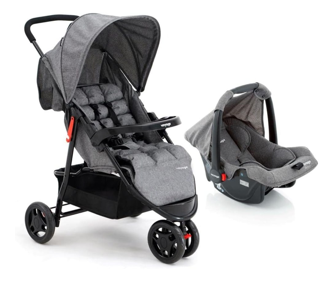 Carrinho Travel System + Bebê Conforto TS Delta Pro