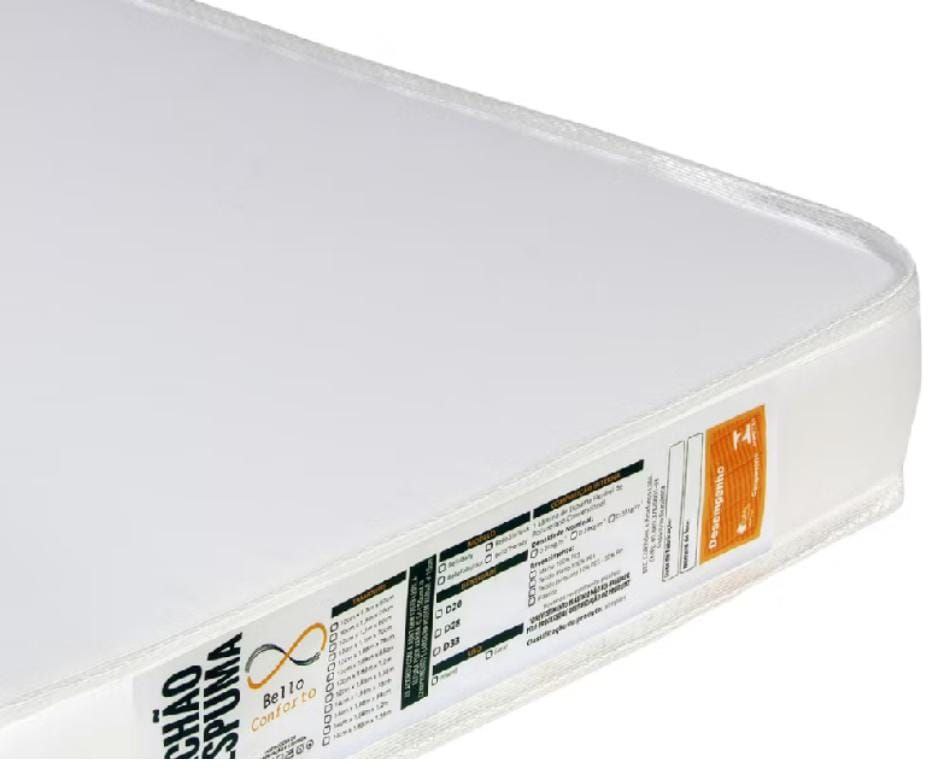 Colchão para Berço desmontavel chiqueirinho com lado impermeavel 100x70x10 Bello Conforto