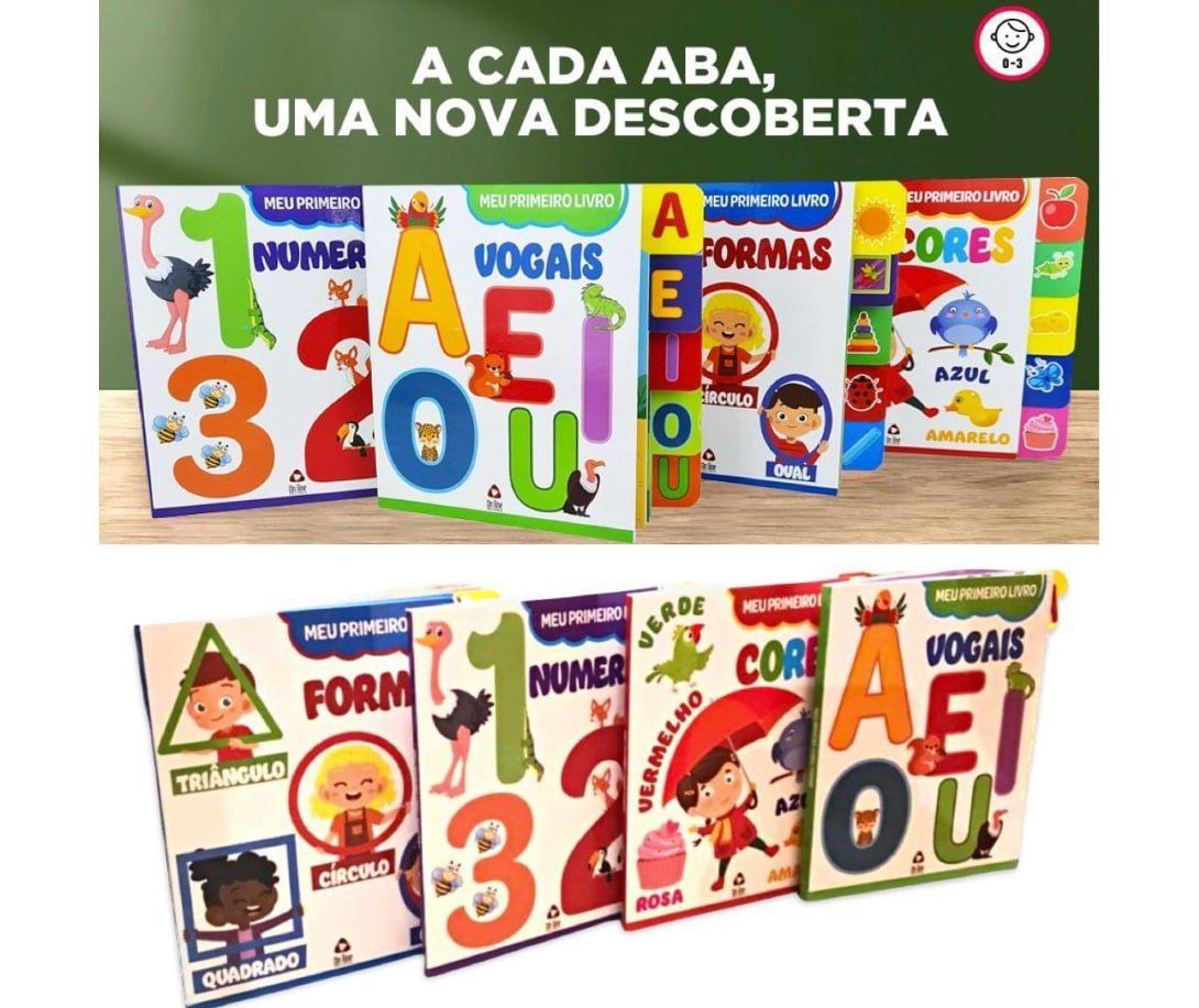 Coleção Meu Primeiro Livro 4 Livros