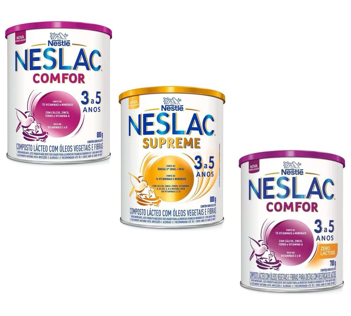 Composto Lácteo Neslac 800g