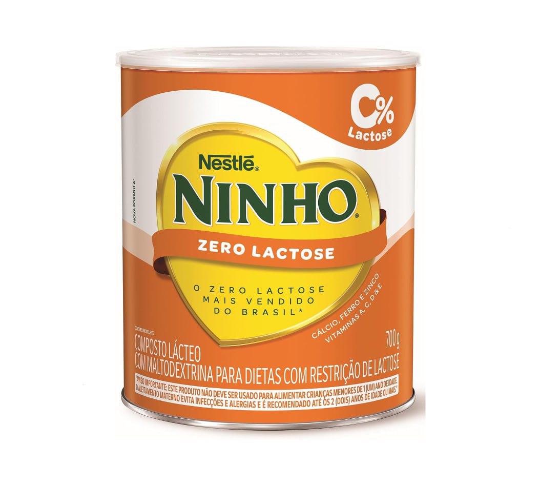 Composto Lácteo Ninho Fort+ Zero Lactose 700g