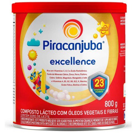 Composto Lácteo Piracanjuba Excellence Lata 800g