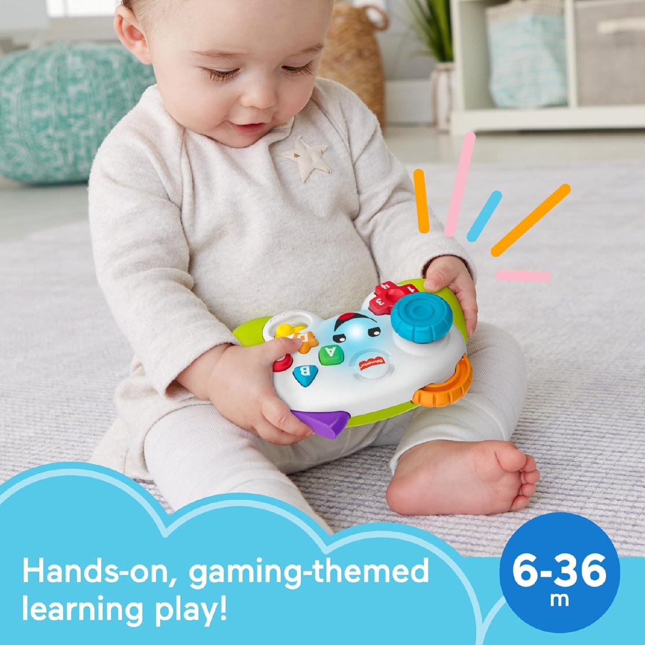 Controle Videogame Aprender e Brincar Fisher Price