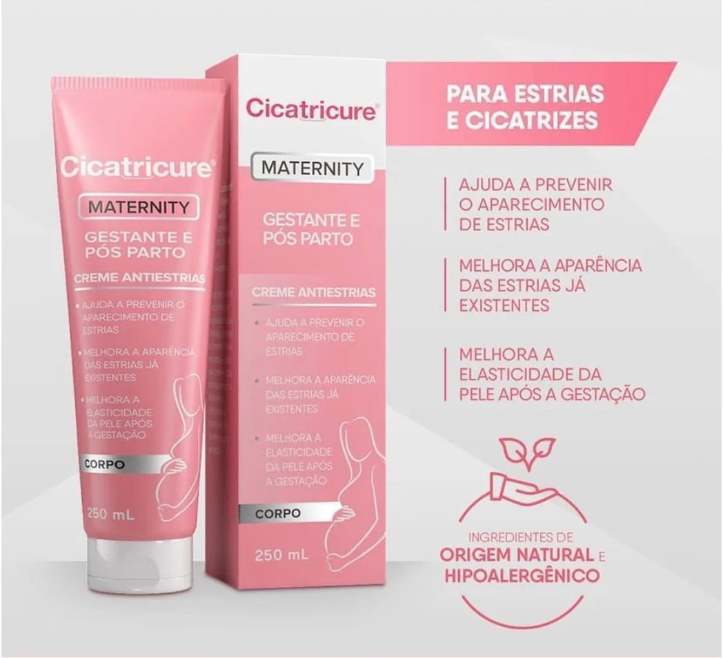 Creme Corporal Antiestrias Cicatricure Maternity 250ml