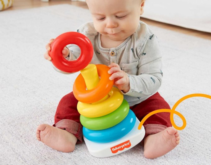 Fisher-Price  Pirâmide de Argolas  Brinquedo para Bebês  A partir de 6 meses