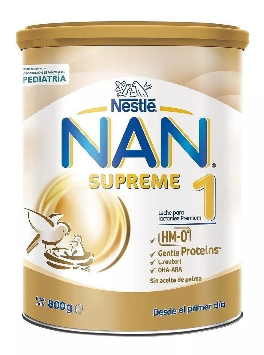 Fórmula Infantil Em Pó Nestlé Nan Supreme 1 Em Lata 0 A 6 Meses 800g