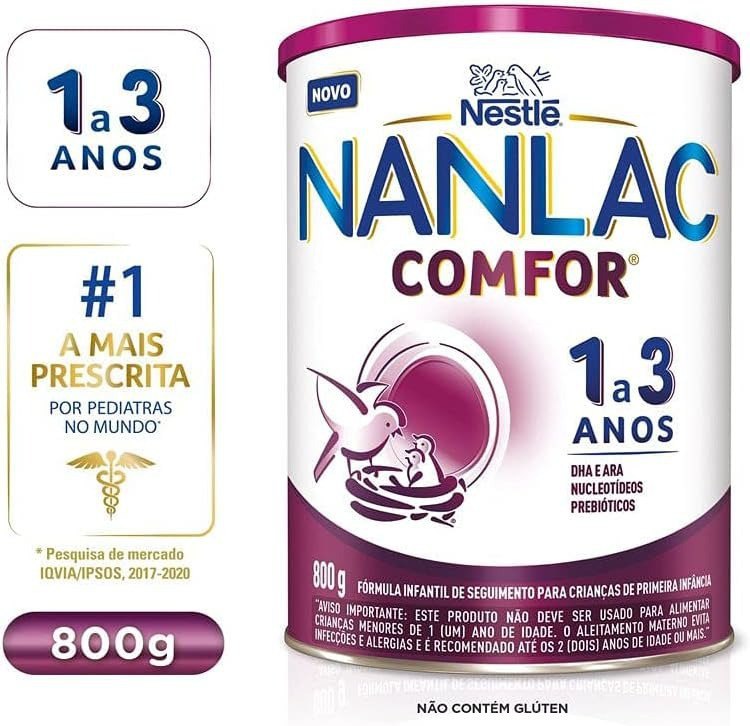 Fórmula Infantil Nanlac Comfor 800g