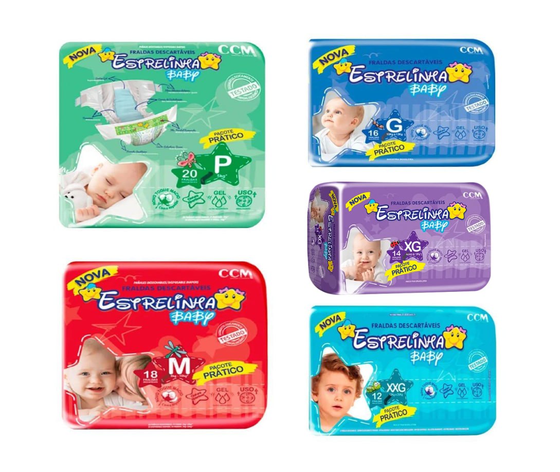 Fralda Estrelinha Baby