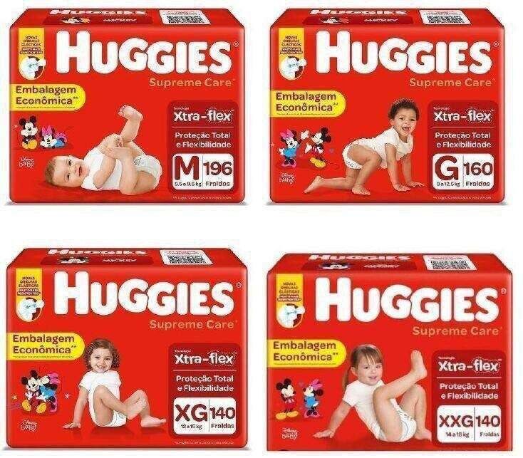 Fralda Huggies Supreme Care