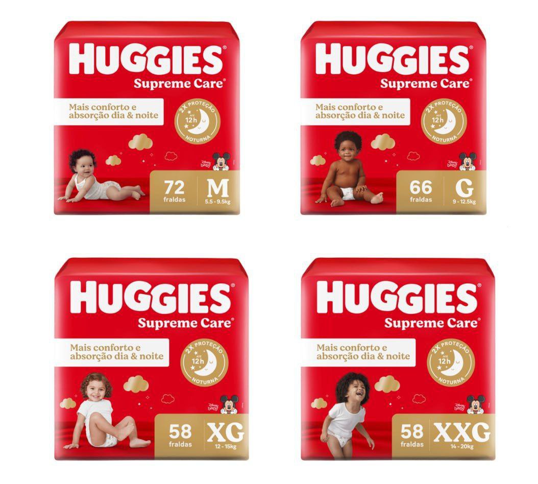 Fralda Huggies Supreme Care