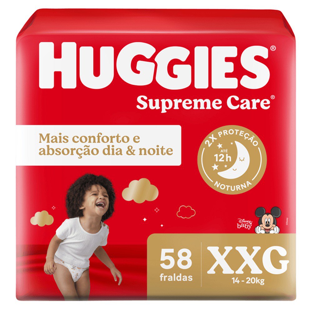 Fralda Huggies Supreme Care