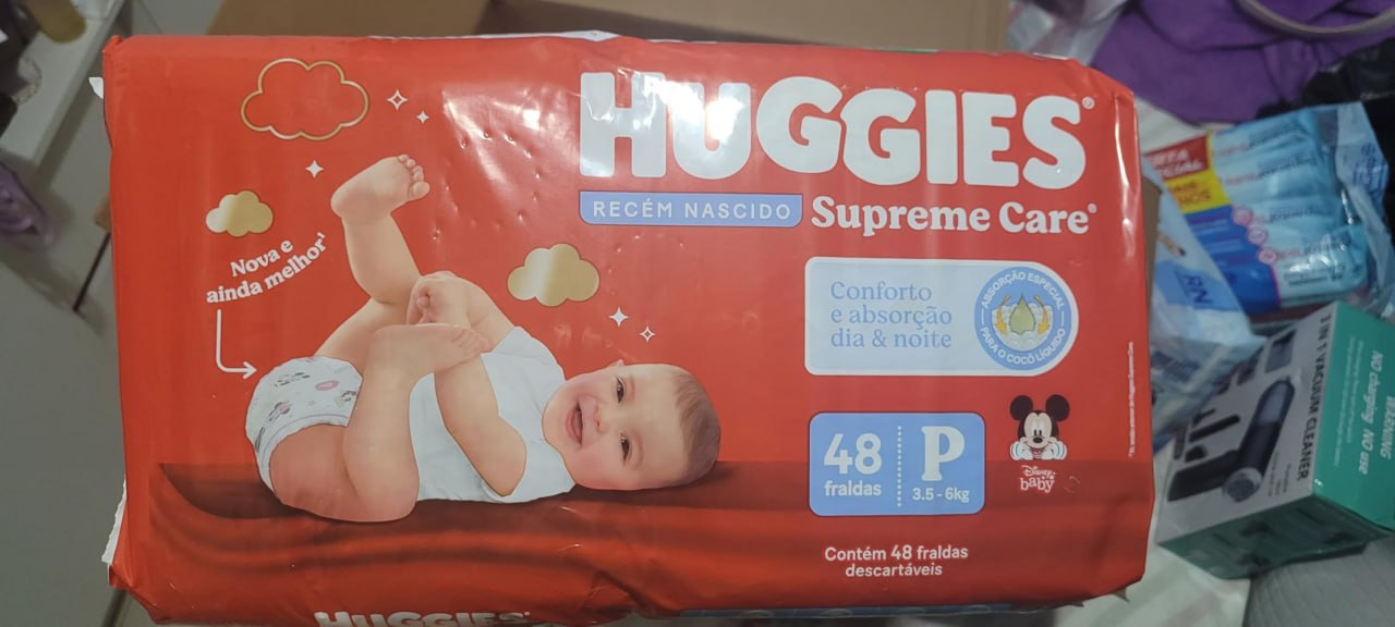 Fralda Huggies Supreme Care P 48 unidades