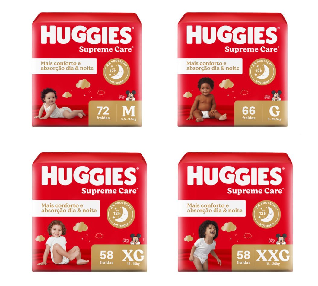 Fralda Huggies Supreme Care