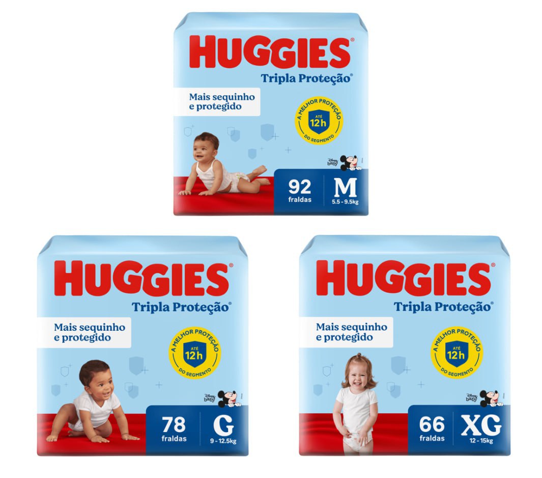 Fralda Huggies Tripla Proteção