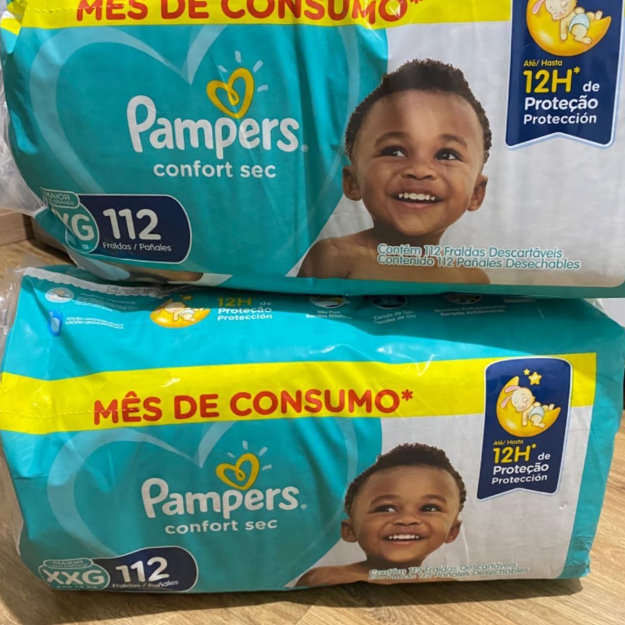 Fralda Pampers Confort Sec XXG 112 Unidades