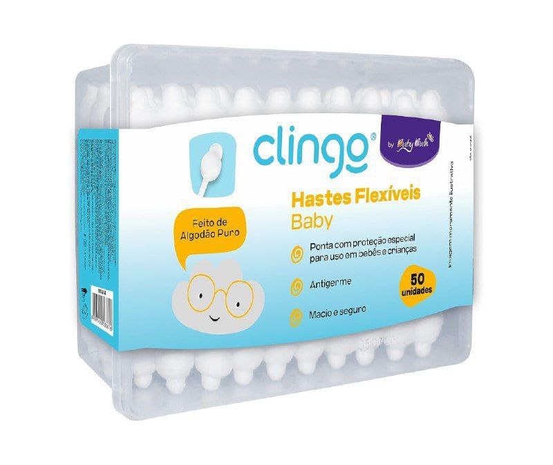 Hastes Flexíveis Baby Bath Clingo 50 unidades
