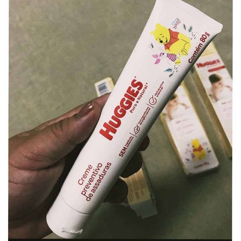 HUGGIES Creme Preventivo De Assaduras Huggies Puro E Natural - 80G