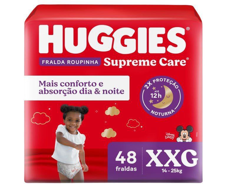 Huggies Fralda Roupinha Supreme Care XXG 48 Un