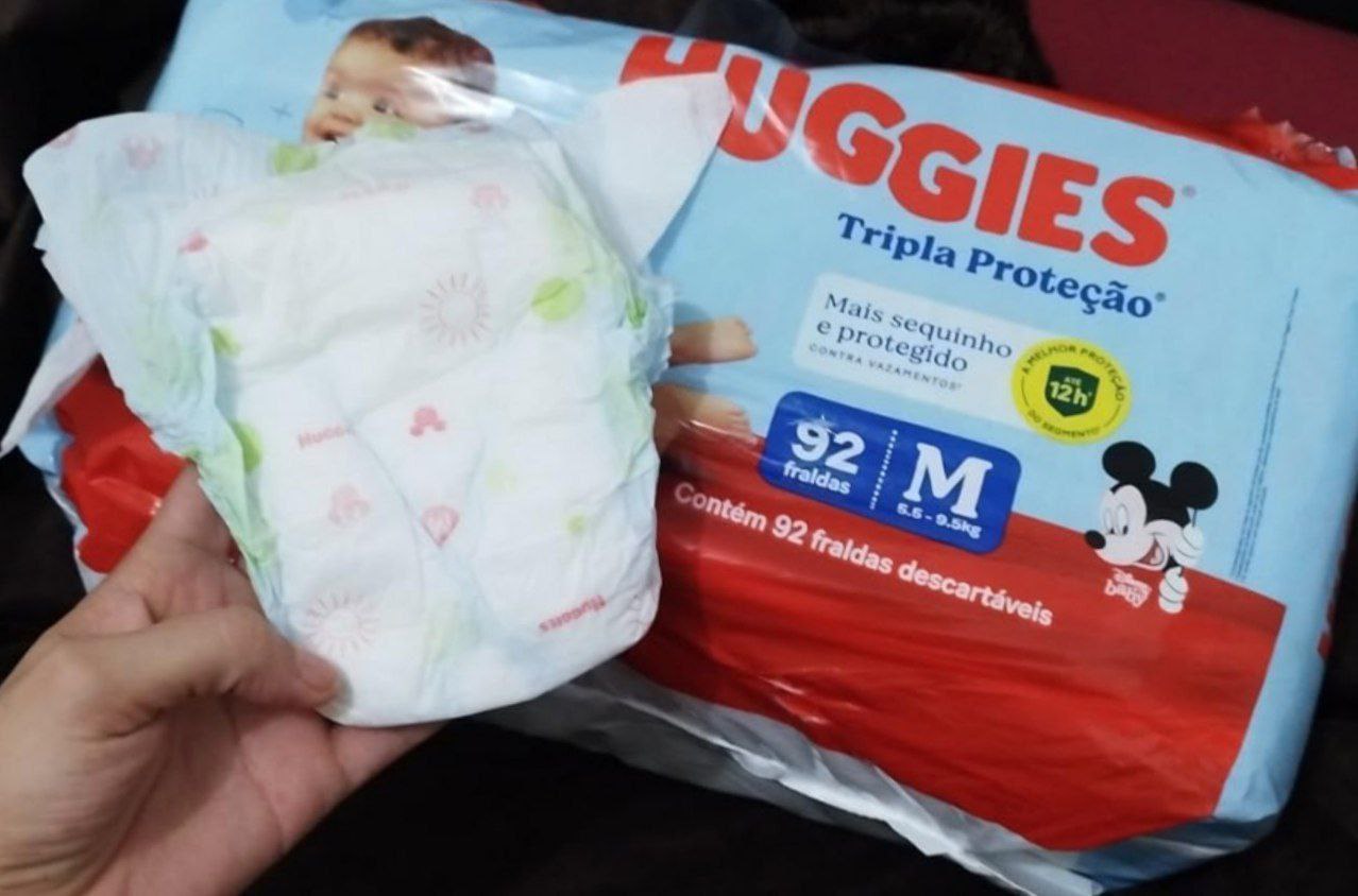 Huggies Fralda Tripla Proteção M 92 Un