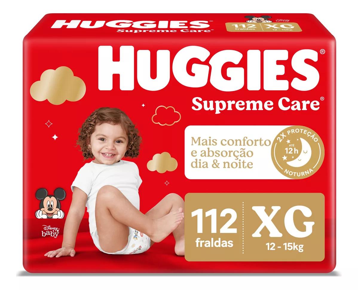 Huggies supreme care fralda XG 112 unidades