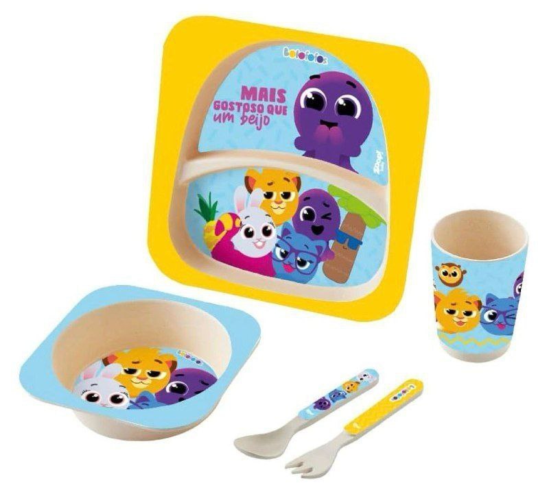 Kit de Refeição Bolofofos com 5 Peças Zoop Toys