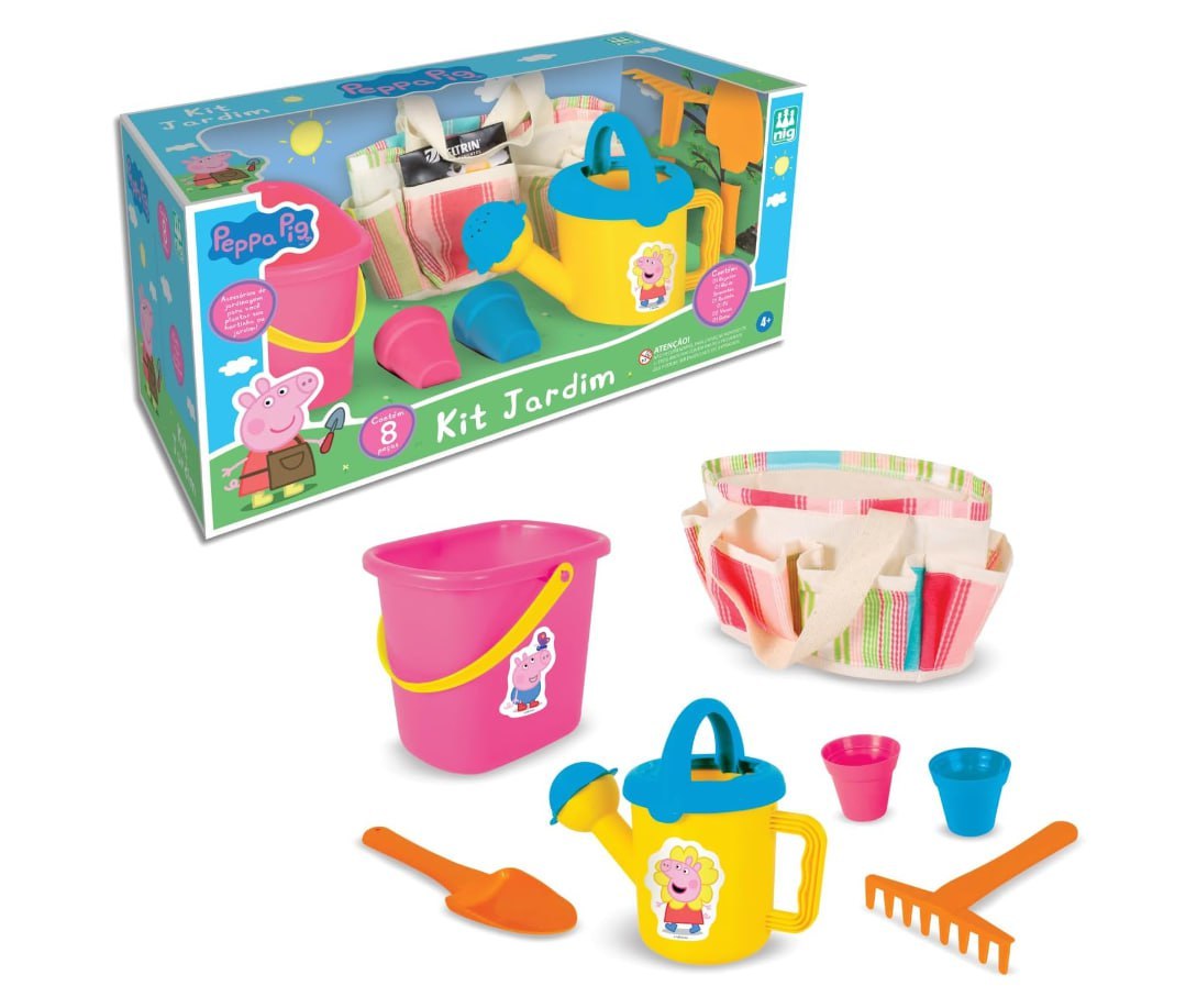 Kit Jardim Peppa Pig Nig Brinquedos