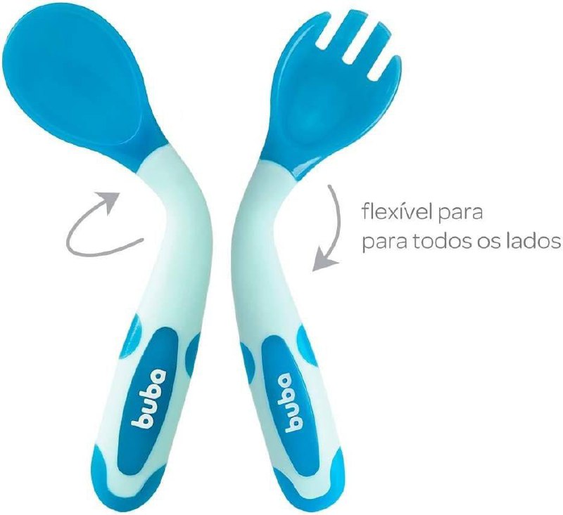 Kit Talher Flexivel E Termossensivel Azul, BUBA