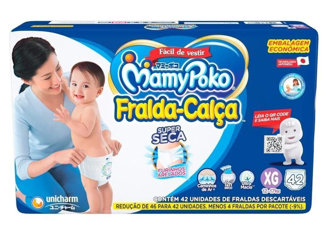 MamyPoko Fralda-Calça Premium Seca Xg 42 Unidades