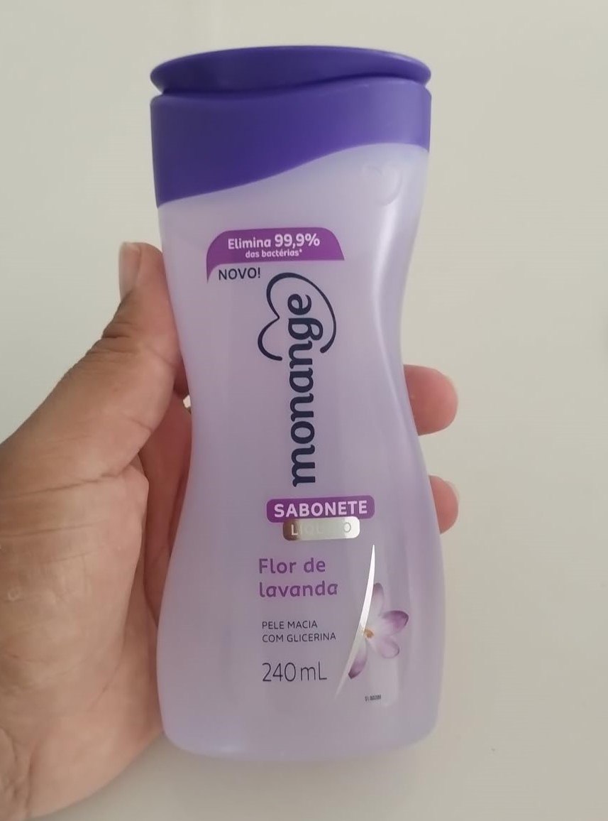 Monange Sabonete Líquido Flor De Lavanda 240Ml