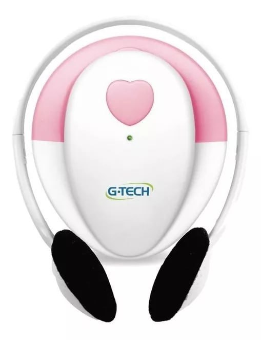 🤰🏽Monitor Pré Natal De Batimentos Cardíacos Dopgt1g G-tech Cor Rosa-chiclete